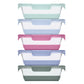 ELLO DURAGLASS 10-PIECE 4.1 CUP GLASS MEAL PREP CONTAINERS
