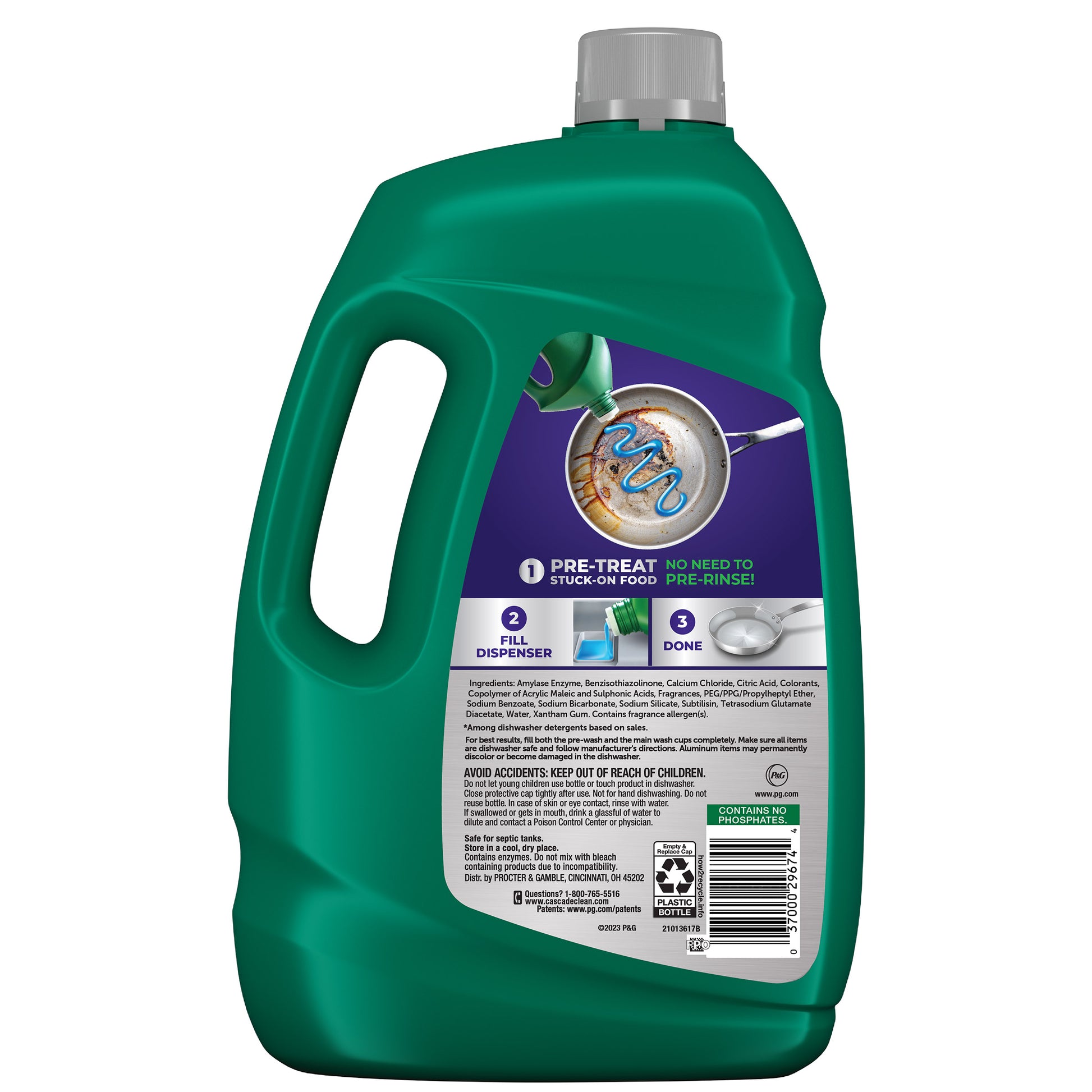 CASCAL PLATINUM DISHWASHER GEL 125 OZ