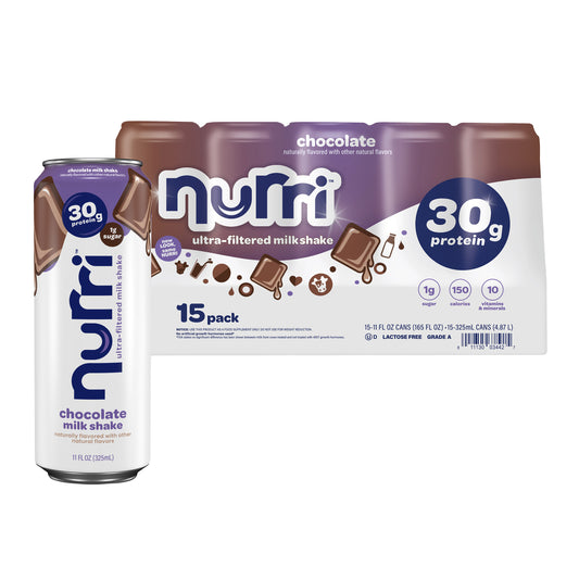 NURRI PROTEIN SHAKE CHOCOLATE 11 FL OZ/15 PK