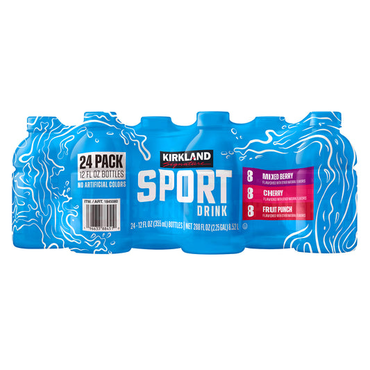 KIRKLAND SIGNATURE SPORT DRINK VARIETY 24/12 OZ