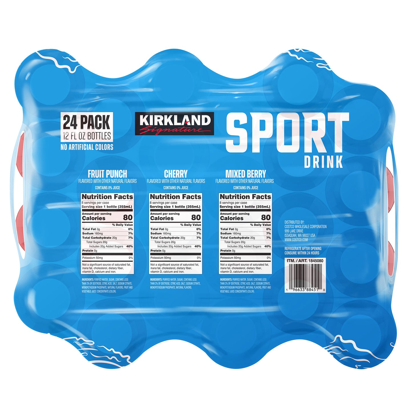 KIRKLAND SIGNATURE SPORT DRINK VARIETY 24/12 OZ