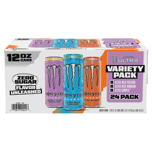 MONSTER ULTRA VARIETY PACK 24/12 FL OZ