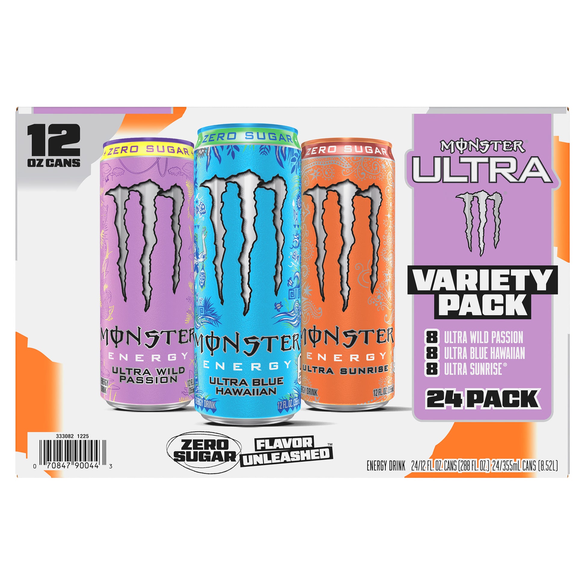 MONSTER ULTRA VARIETY PACK 24/12 FL OZ