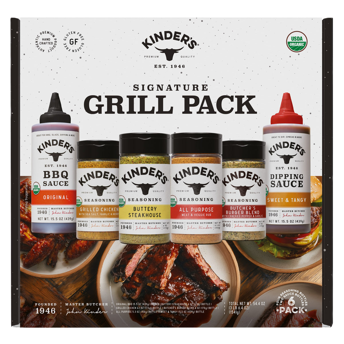 KINDER'S ORG SIGNATURE GRILL PK 54.4 OZ