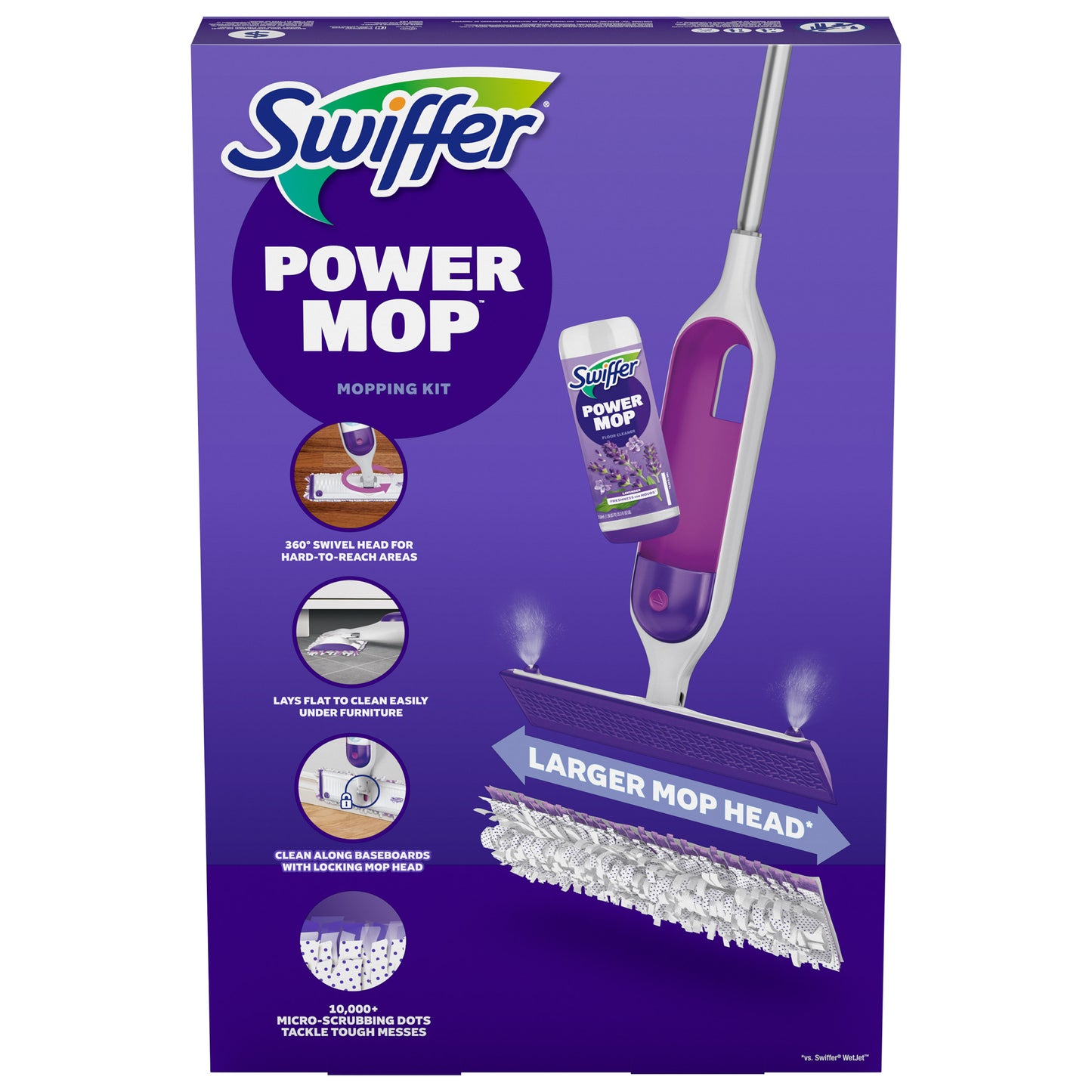 SWIFFER POWERMOP STARTER KIT 2 SOL + 8 PADS