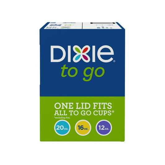 Dixie To Go Black Hot Cup Lids, 12-20 fl. oz., 500 ct.