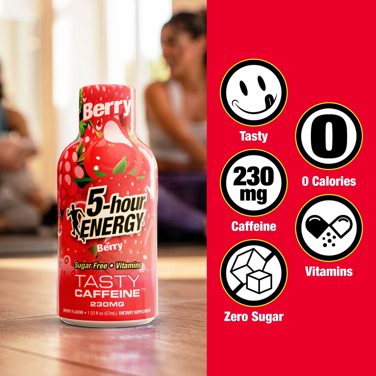 5-hour ENERGY Shot, Extra Strength, Berry 1.93 oz., 24 pk.