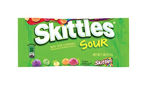 Skittles Sour Assorted Chewy Candy 1.8 oz. - Total Qty: 2424