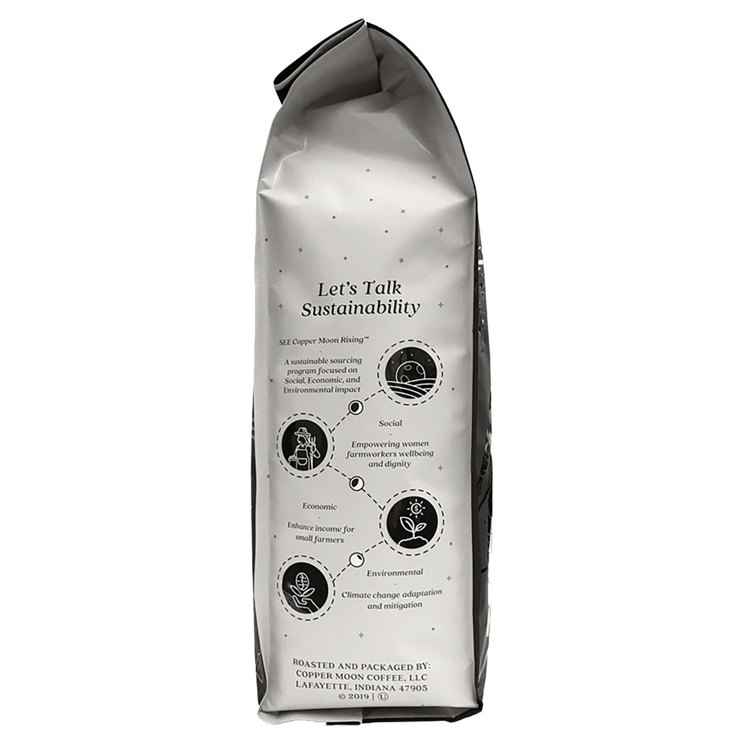 Copper Moon Coffee Dark Roast Whole Bean Coffee, Sumatra Blend, 32 oz.