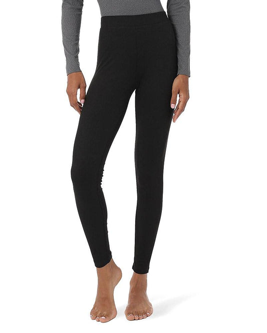 32 Degrees Heat Womens Ultra Soft Thermal Midweight Baselayer Legging Pant,Black,Small