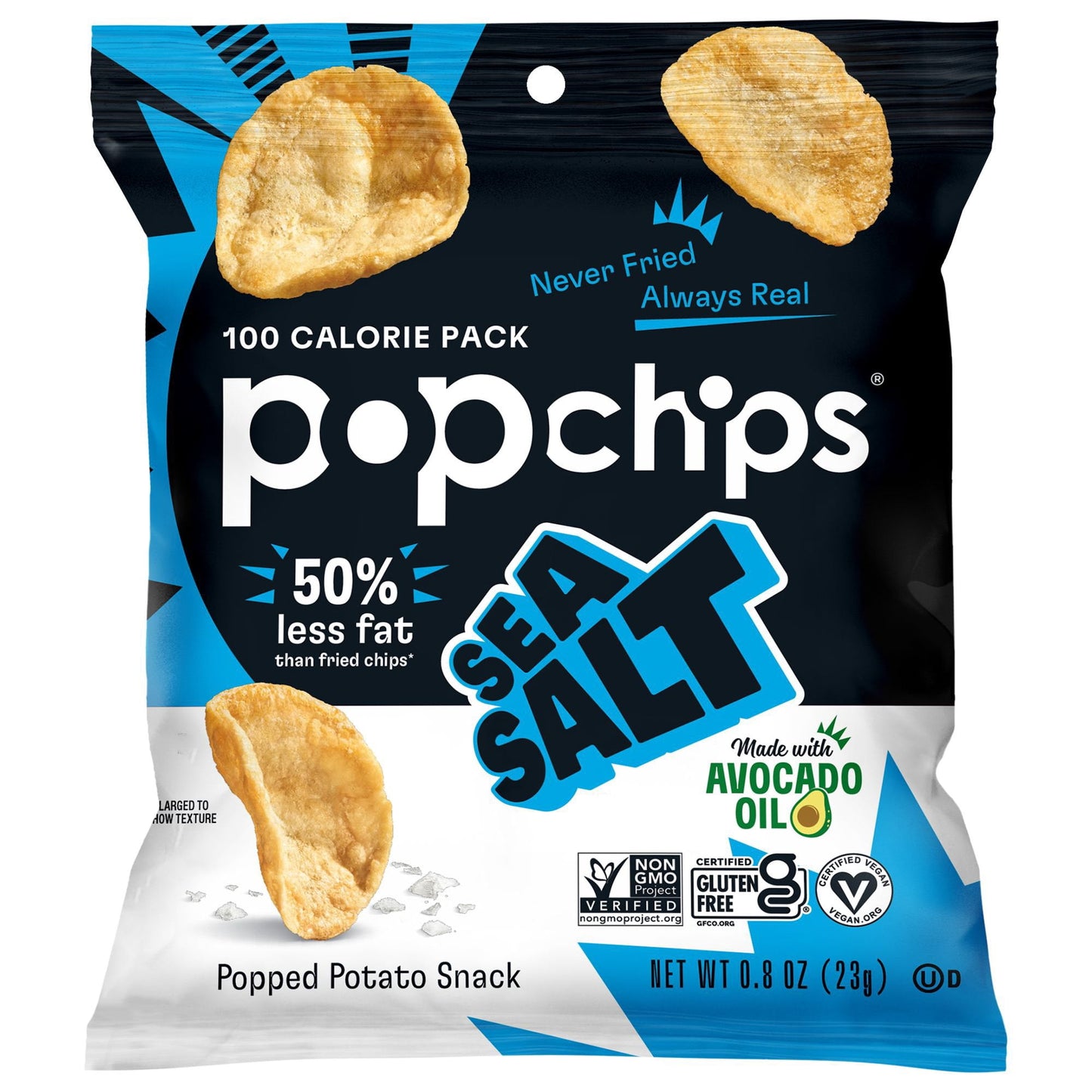 Popchips Variety Pack Chips, 0.8 oz., 30 pk.