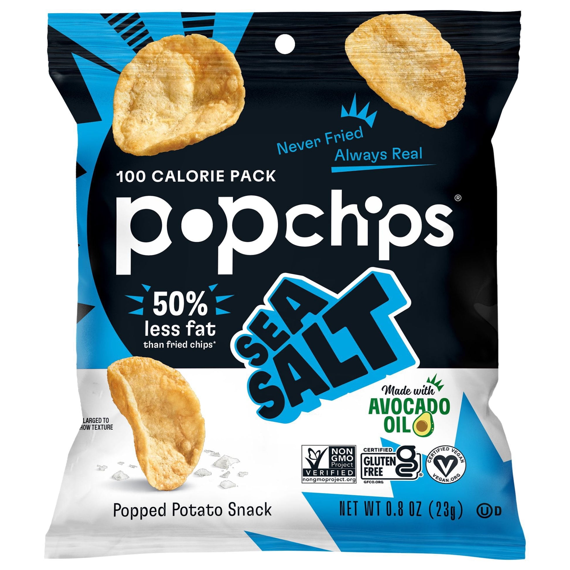 Popchips Variety Pack Chips, 0.8 oz., 30 pk.