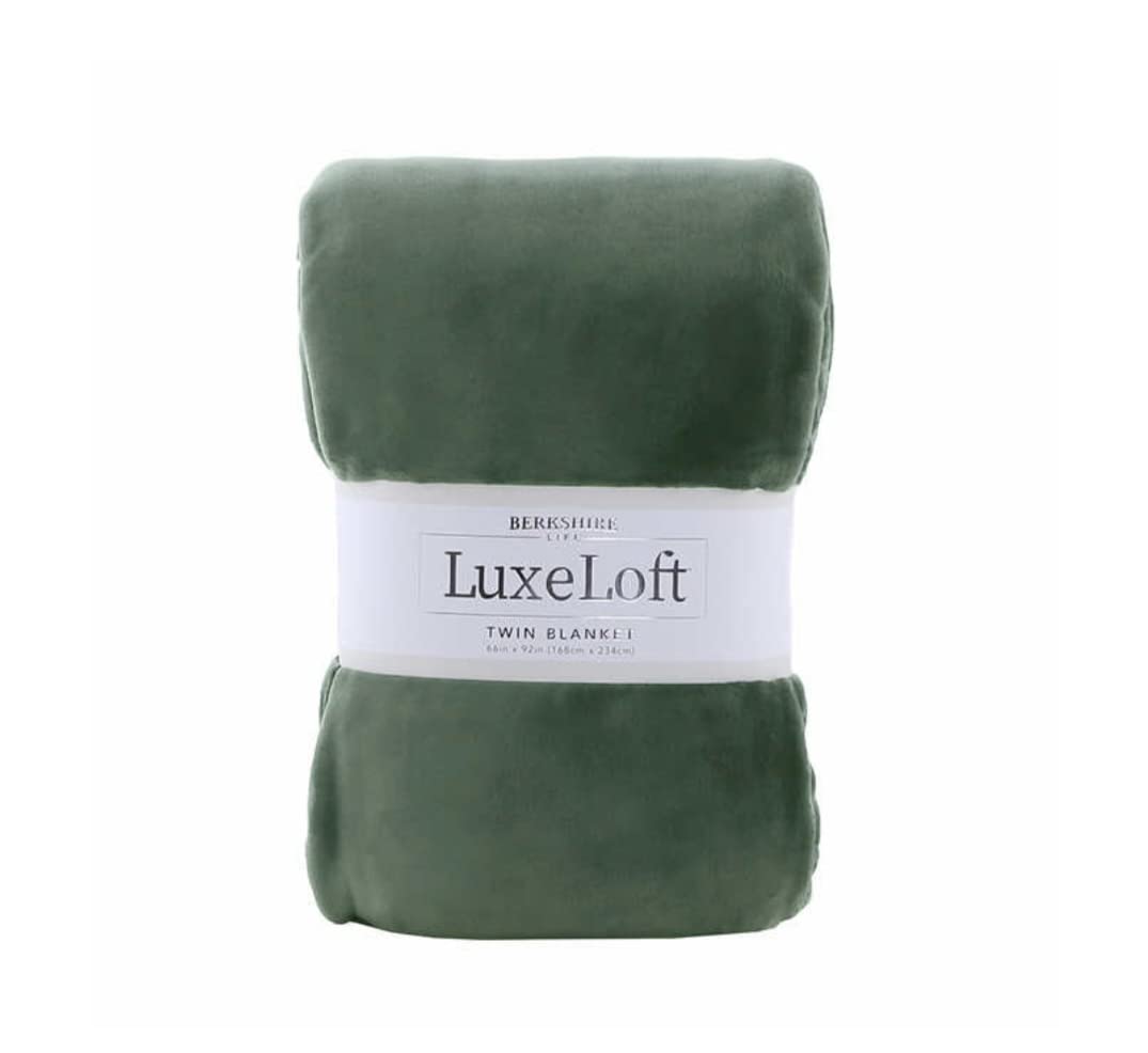 LuxeLoft Twin Blanket (Green)