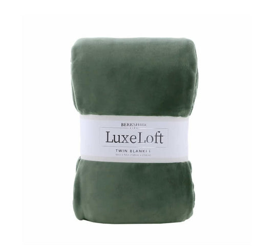 LuxeLoft Twin Blanket (Green)