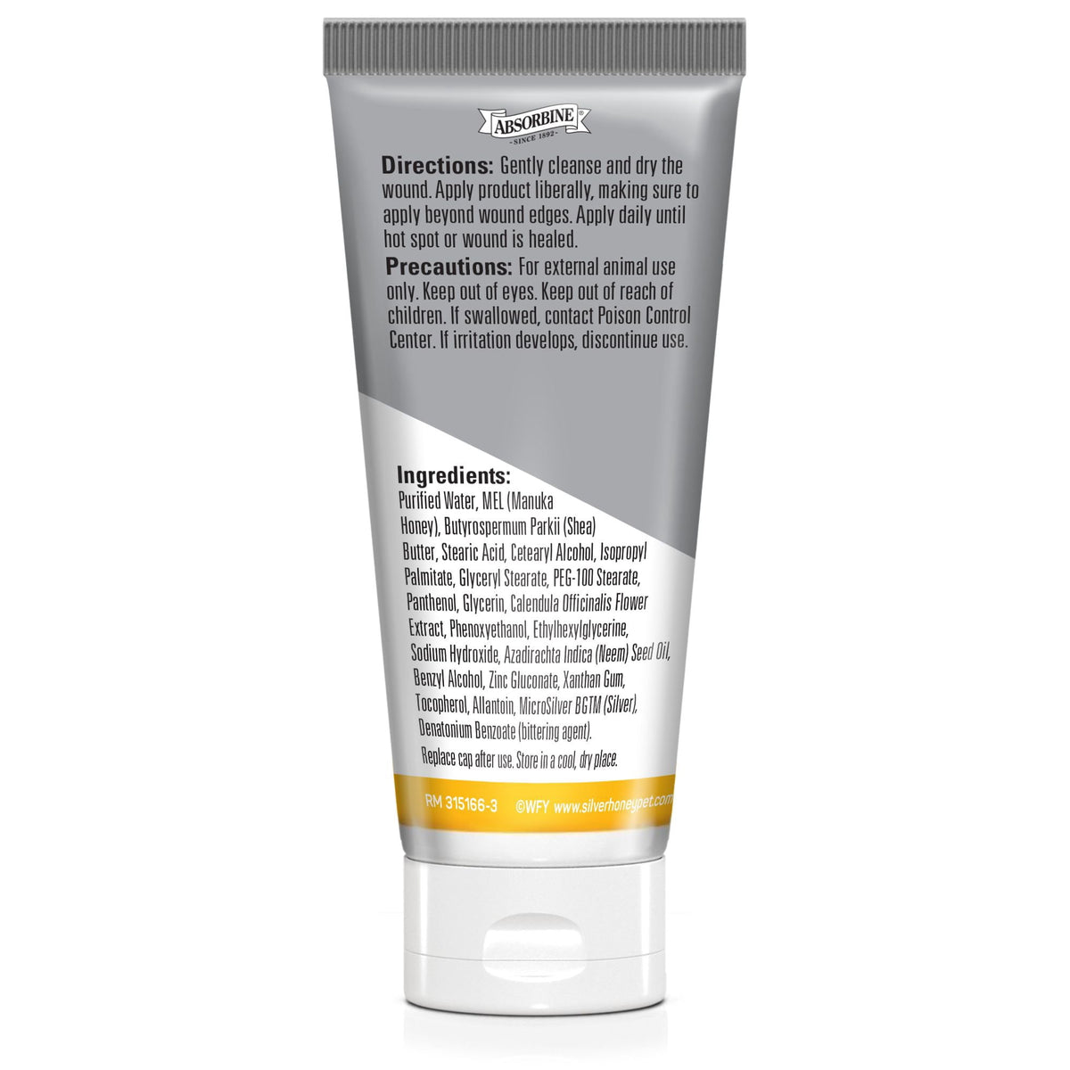 SILVER HONEY HOT SPOT & WOUND CARE OINTMENT 2OZ