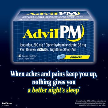 Advil PM Caplets 200 ct