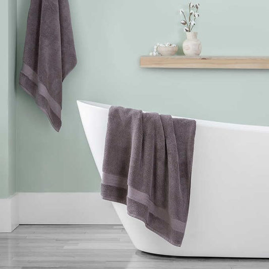 Purely Indulgent Bath Towel 30in x 58in 100% Cotton Thick and Soft Towel Set.