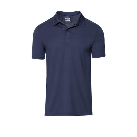 32 Degrees Mens Wicking Golf Performance Polo Shirt, Ht Navy, X-Large
