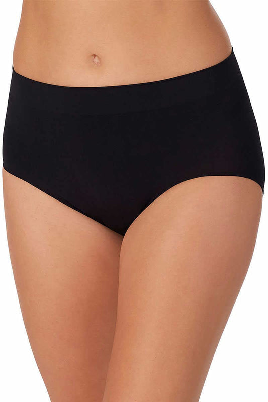 Carole Hochman Womens 5 Pack Seamless Brief (Black/Misty Rose/Light Gray/Beige/Creme, Medium)