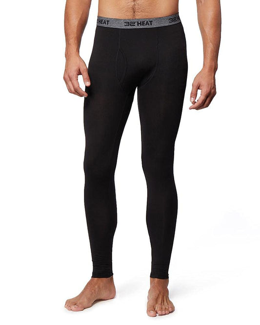 32 Degrees Heat Mens Performance Thermal Lightweight Baselayer Legging Pant, Black, X-Large