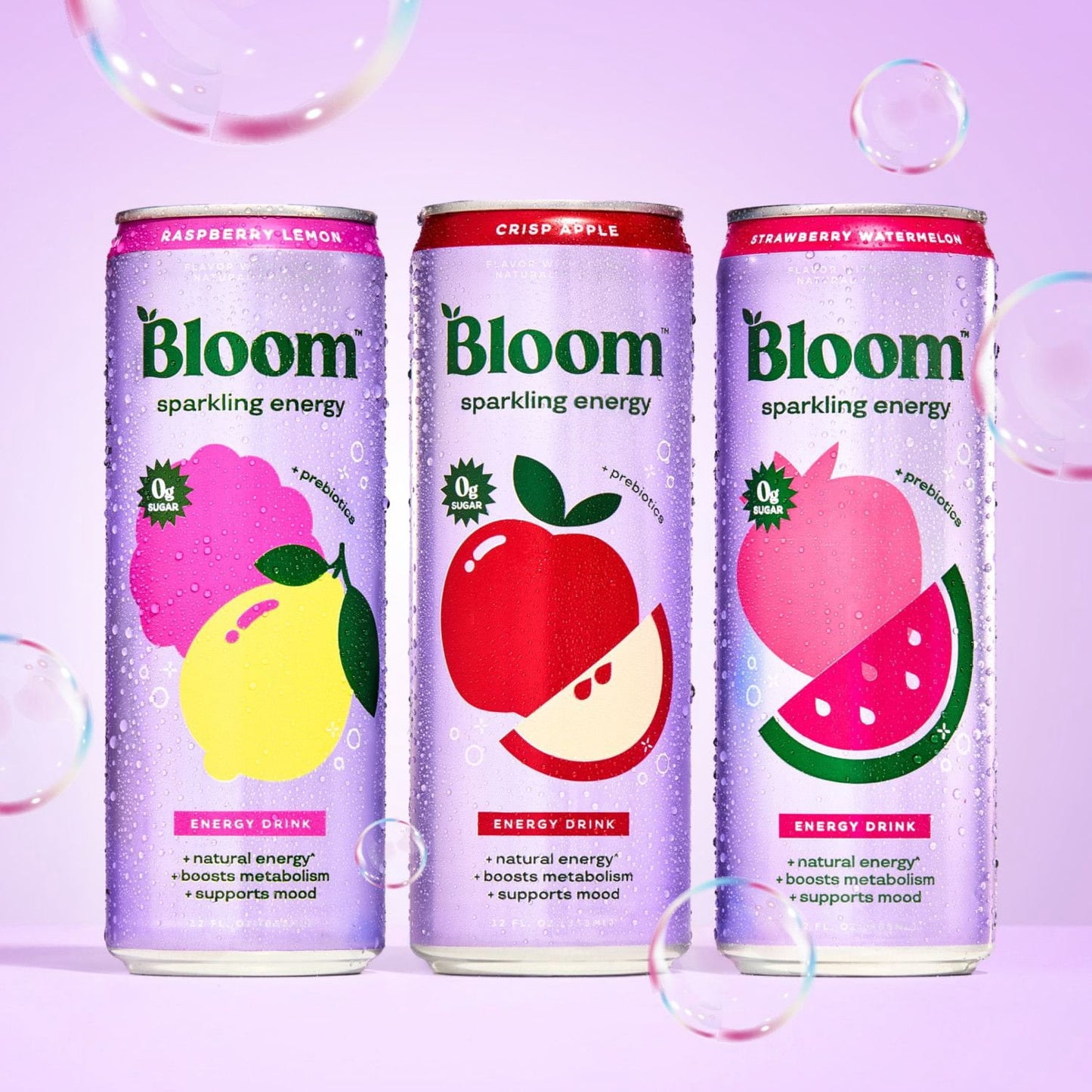 Bloom Sparkling Energy Variety Pack, 12 fl. oz., 18 pk.