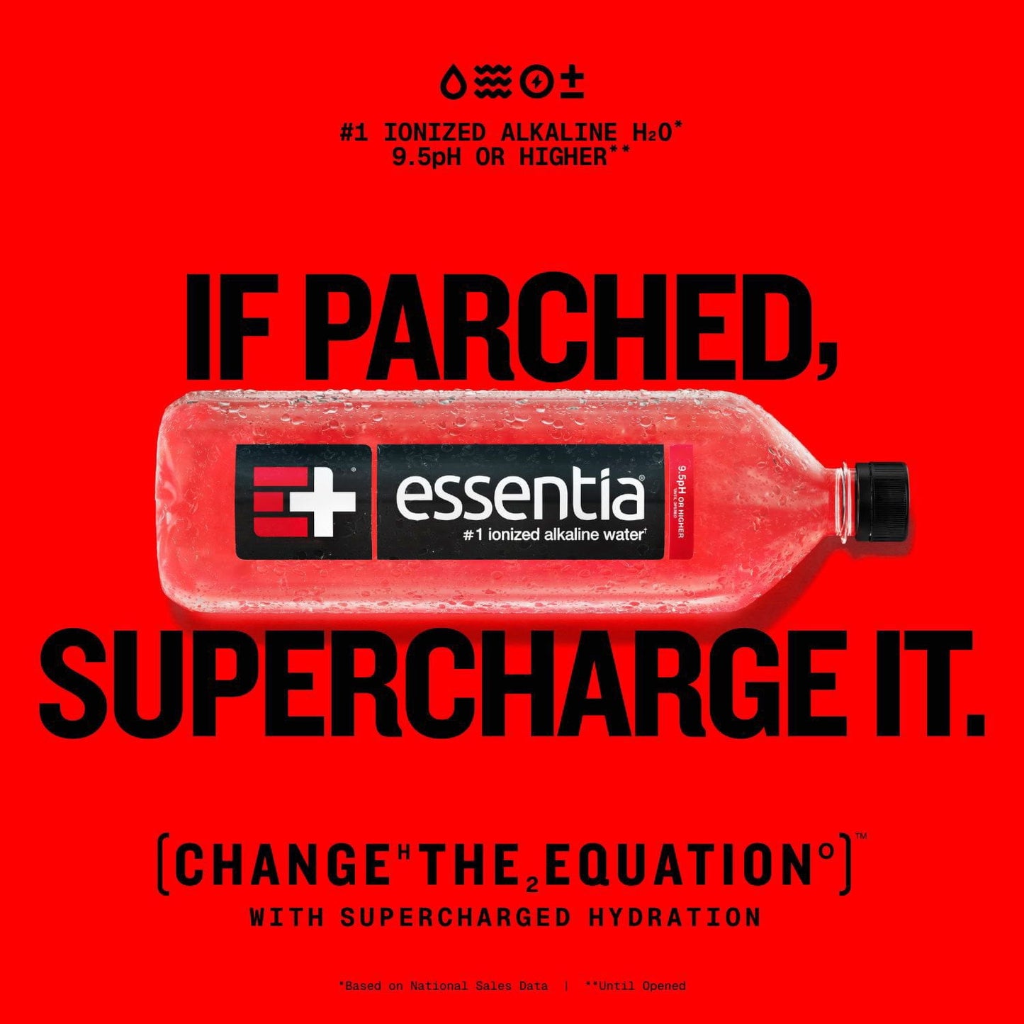 Essentia Bottled Water, Ionized Alkaline Water 1.5 L., 12 pk.