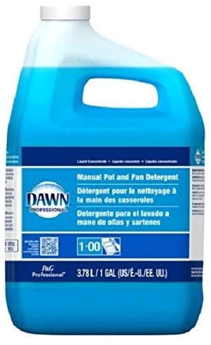 Dawn Professional Pot and Pan Detergent, Regular Scent, 1 Gallon (Case of 1)