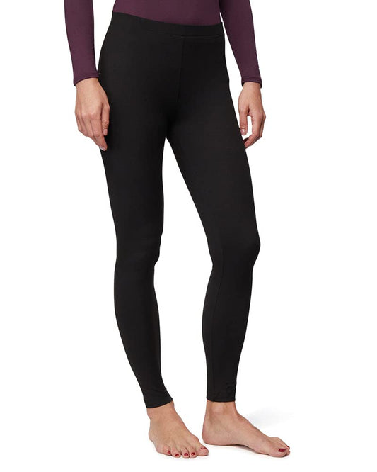 32 Degrees Heat Womens Ultra Soft Thermal Lightweight Baselayer Legging Pant, Black, Medium