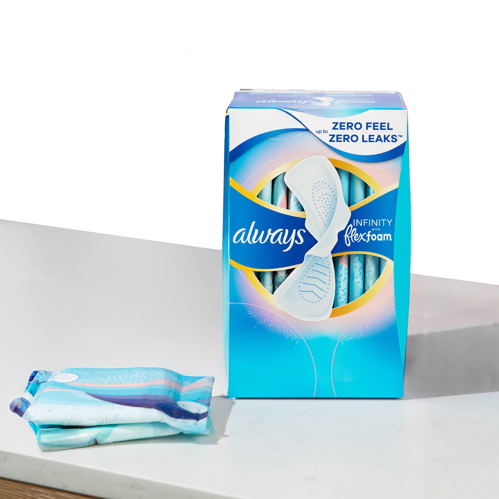 ALWAYS INFINITY FLEX FOAM PADS, 72CT