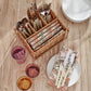 ONEIDA 24-PIECE FLATWARE SET WITH CADDY
