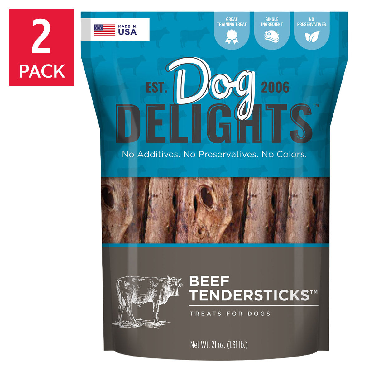 Cadet Toro Bully Hide Chews for Dogs 12 pk