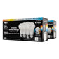 FEIT ELECTRIC 60W 5-CCT OMNI GLASS LED LIGHT BULB 6 PACK