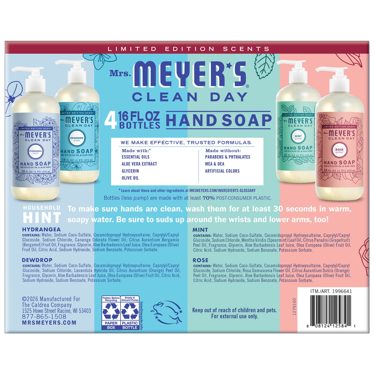 MRS. MEYERS BILT PLAYHOUSE ) SOAP CLEAN DAY HAIV CABANE DE JEUX CASA DE JUEGOS 4 - 16 FL OZ