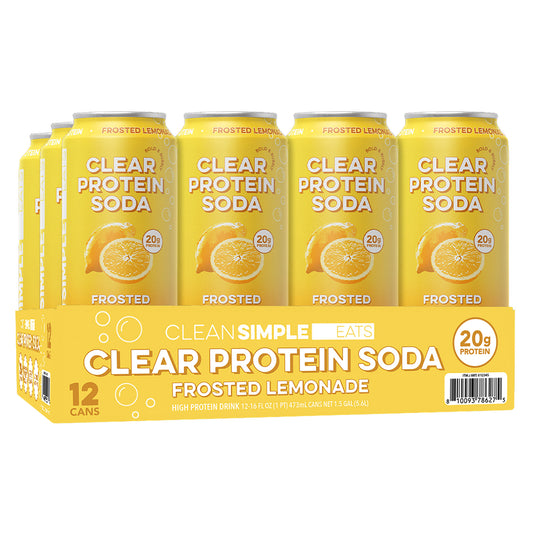 CLEAN SIMPLE EATS CLEAR PROTEIN SODA 16 FL OZ / 12 PACK