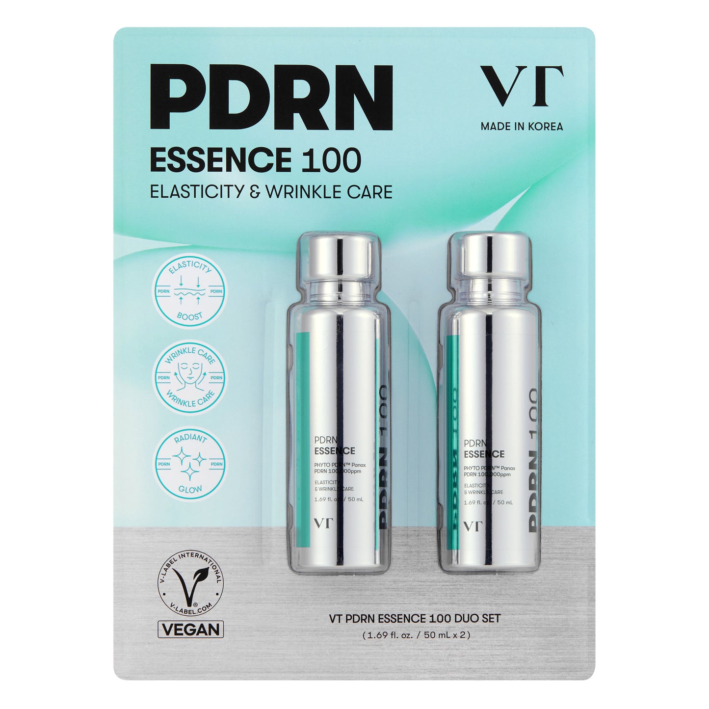 VT PDRN ESSENCE 100 1.69 FL OZ/2PK