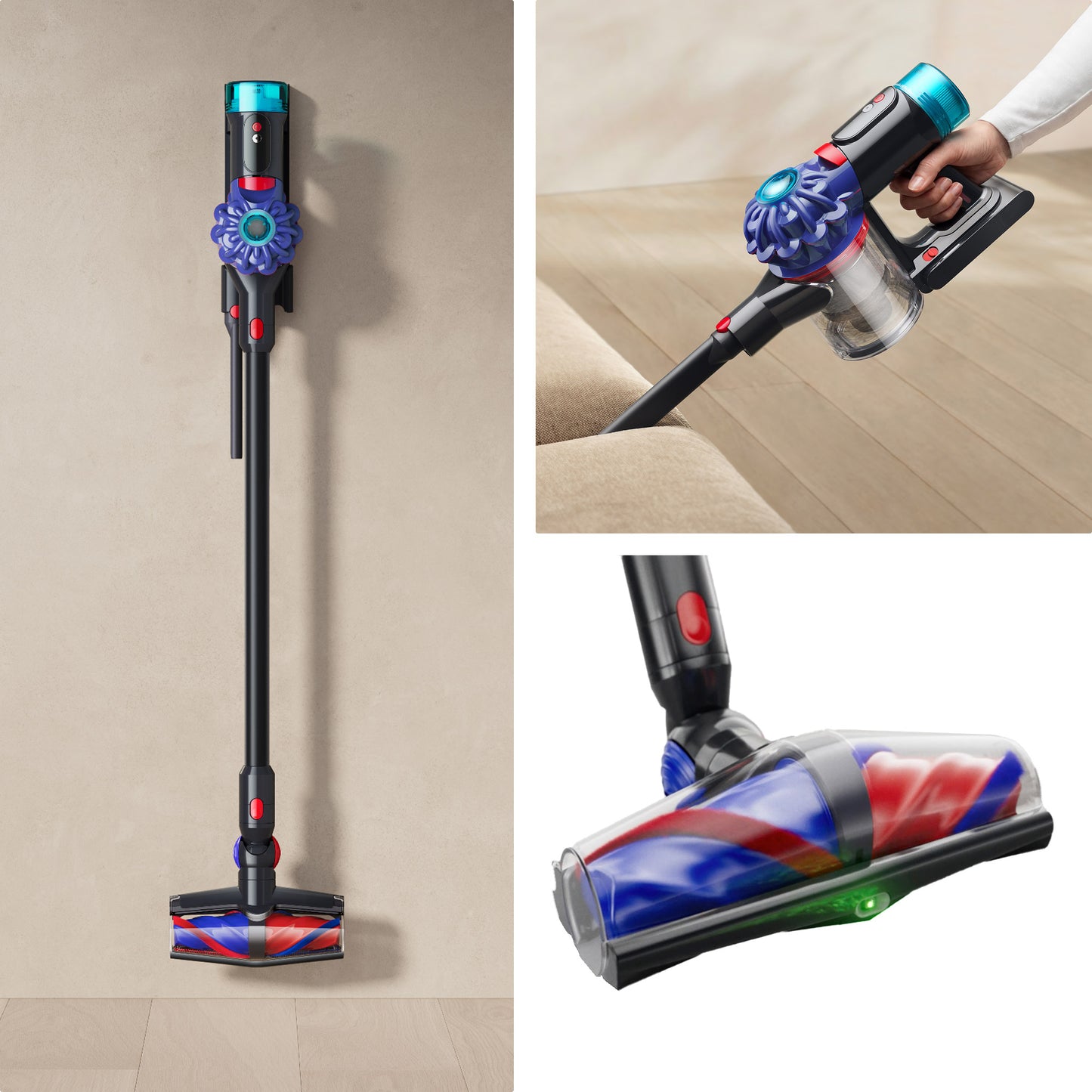 DYSON V10 KONICAL STICK VACUUM WITH CAR CLEANING KIT ^