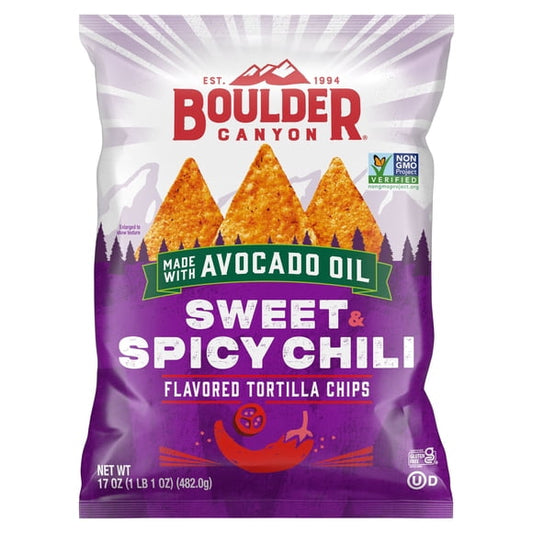 Boulder Canyon Sweet & Spicy Chili Flavored Tortilla Chips, 17 oz.
