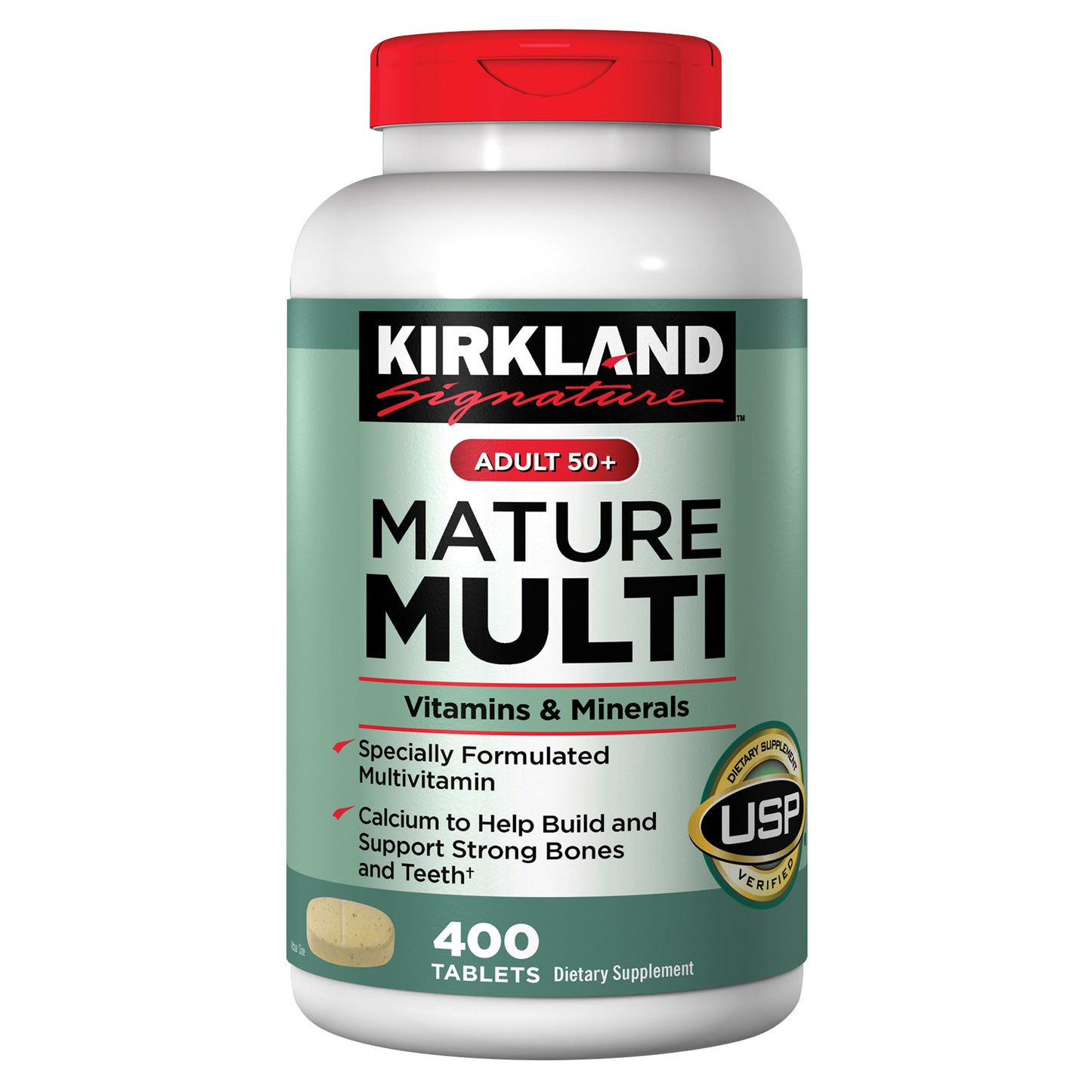 KIRKLAND SIGNATURE MATURE ADULT MULTI 400 TABLETS