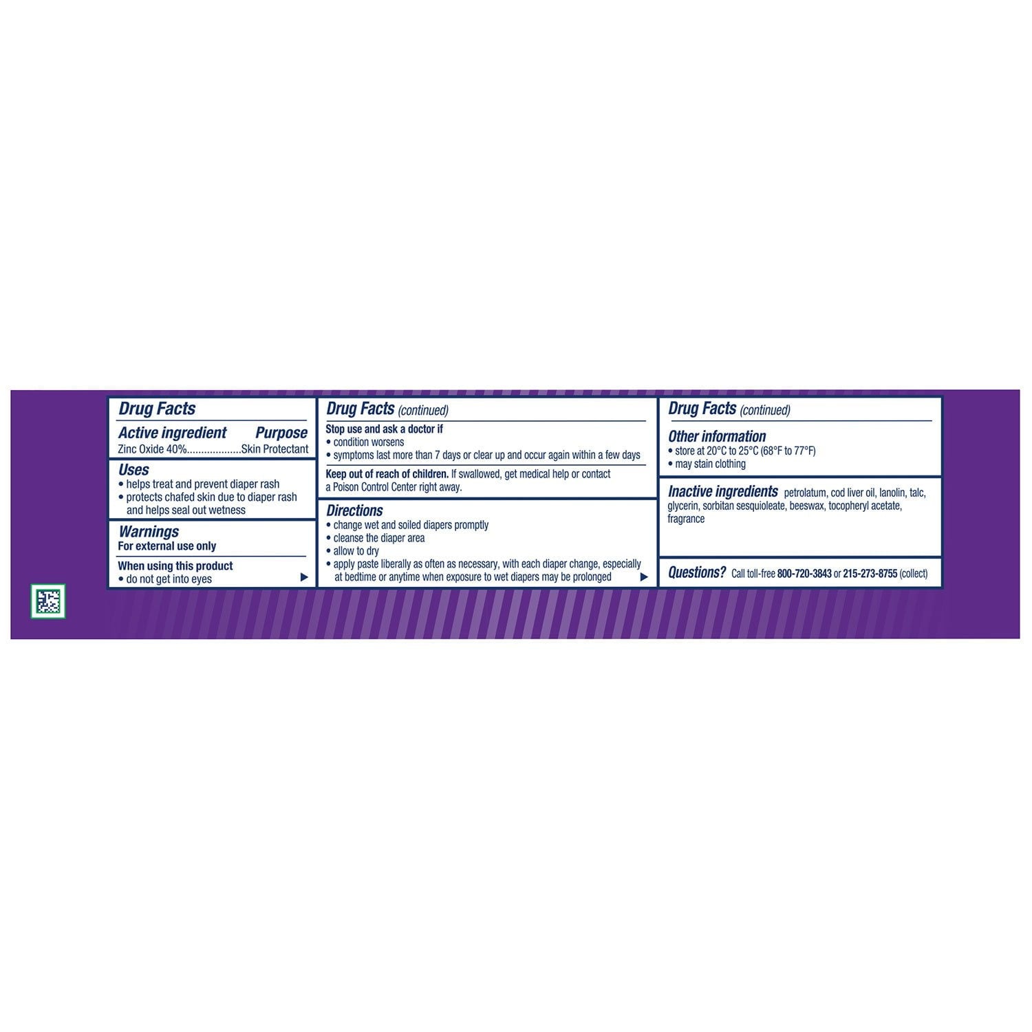 Desitin Maximum Strength Diaper Rash Paste, 4.8 oz., 3 pk.