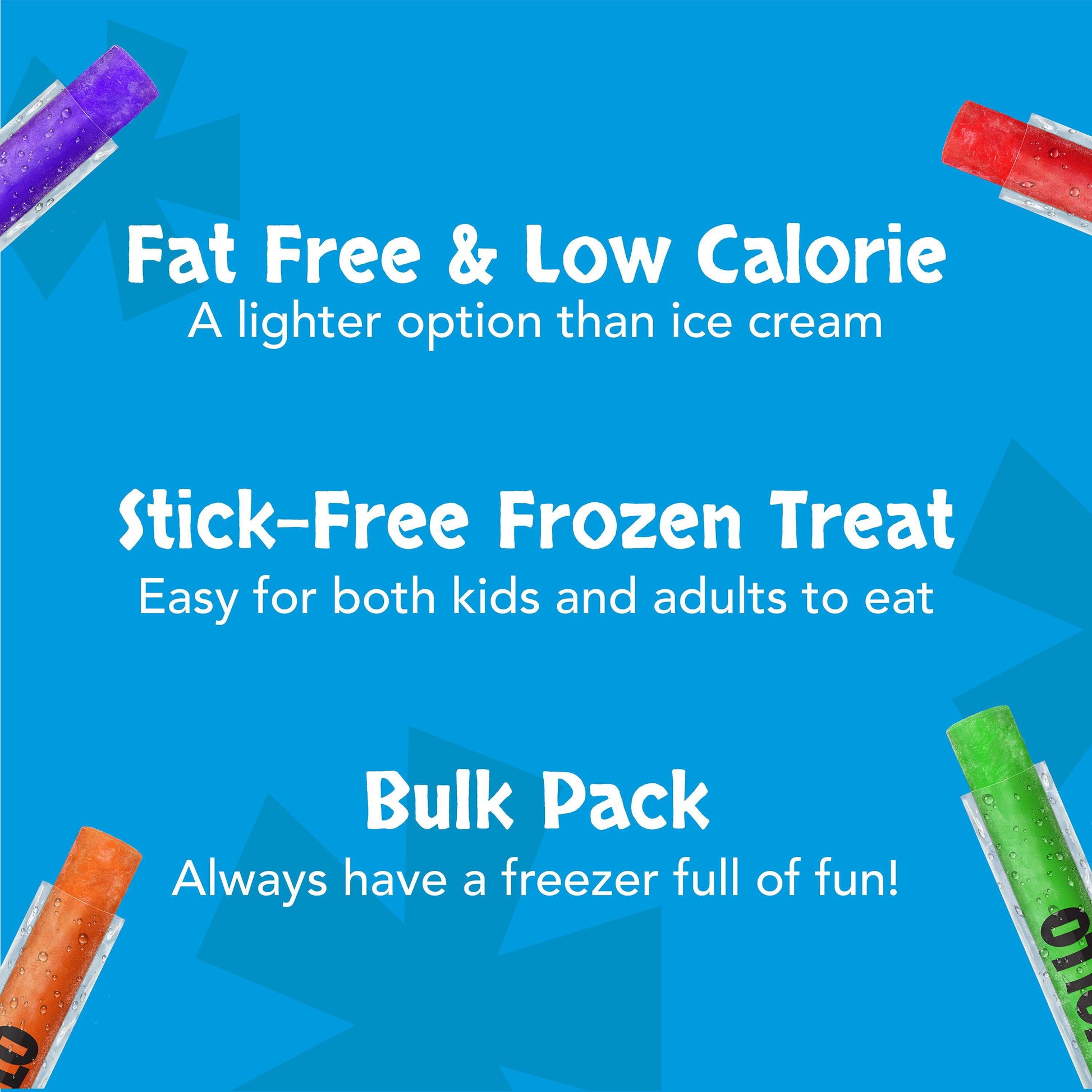 Otter Pops Plus Juice Bars, 1.5 oz., 200 pk.