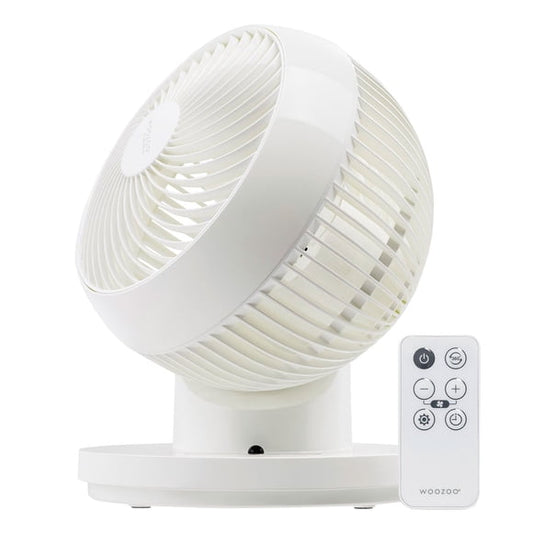 Woozoo 360 Degree Oscillating Personal Fan, White