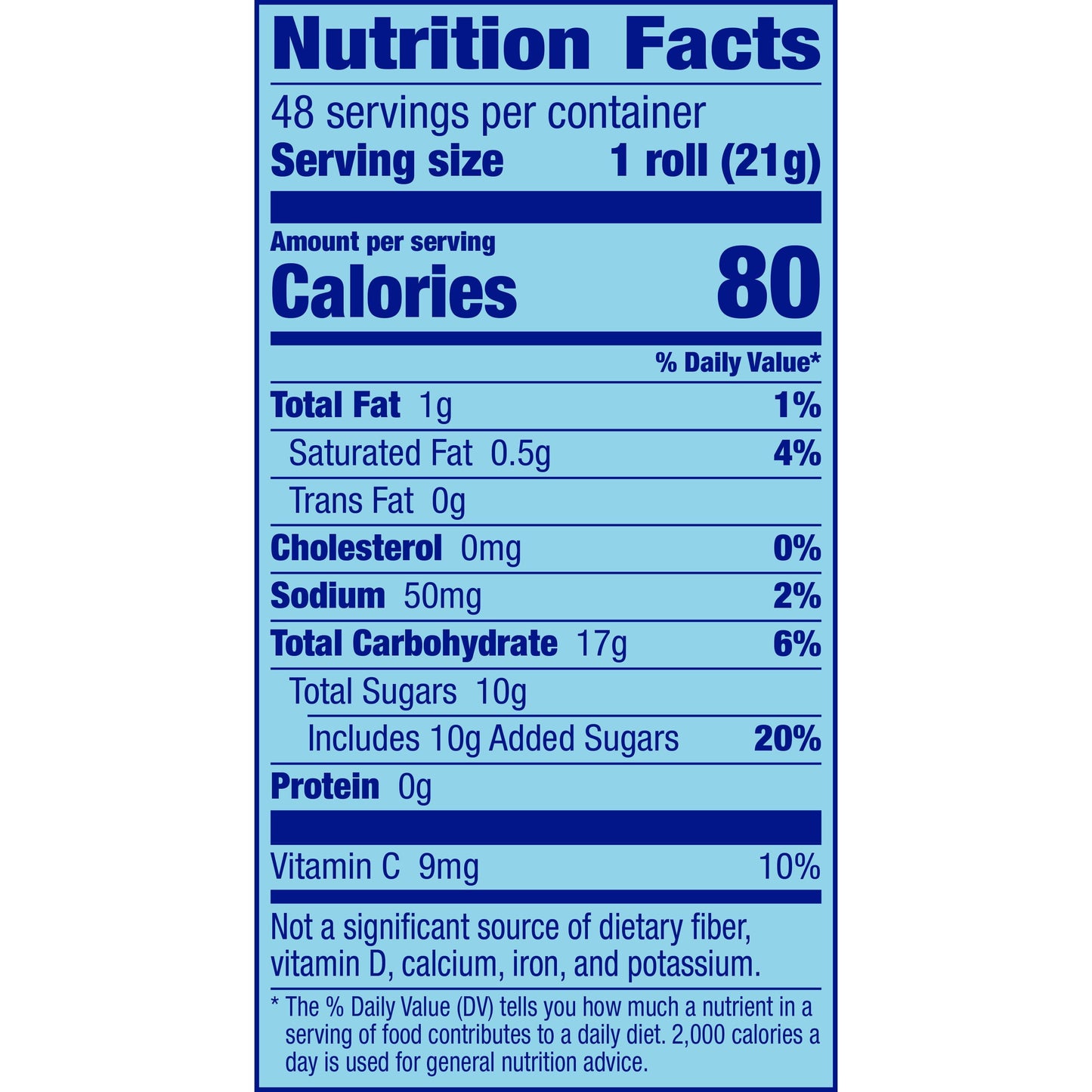 Fruit By The Foot Tie-Dye Fruit Flavored Snacks Variety Pack, 0.75 oz., 48 pk.