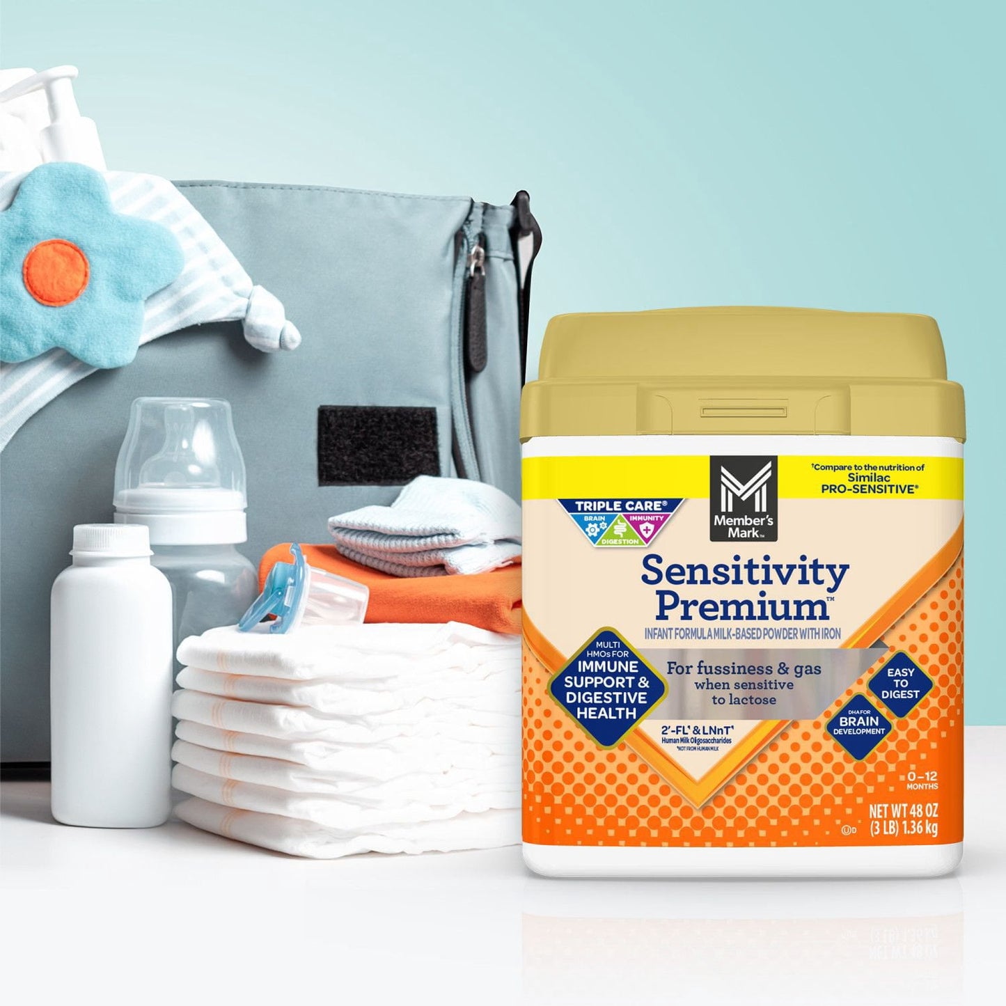 Member's Mark Sensitivity Premium Baby Formula, 48 oz.