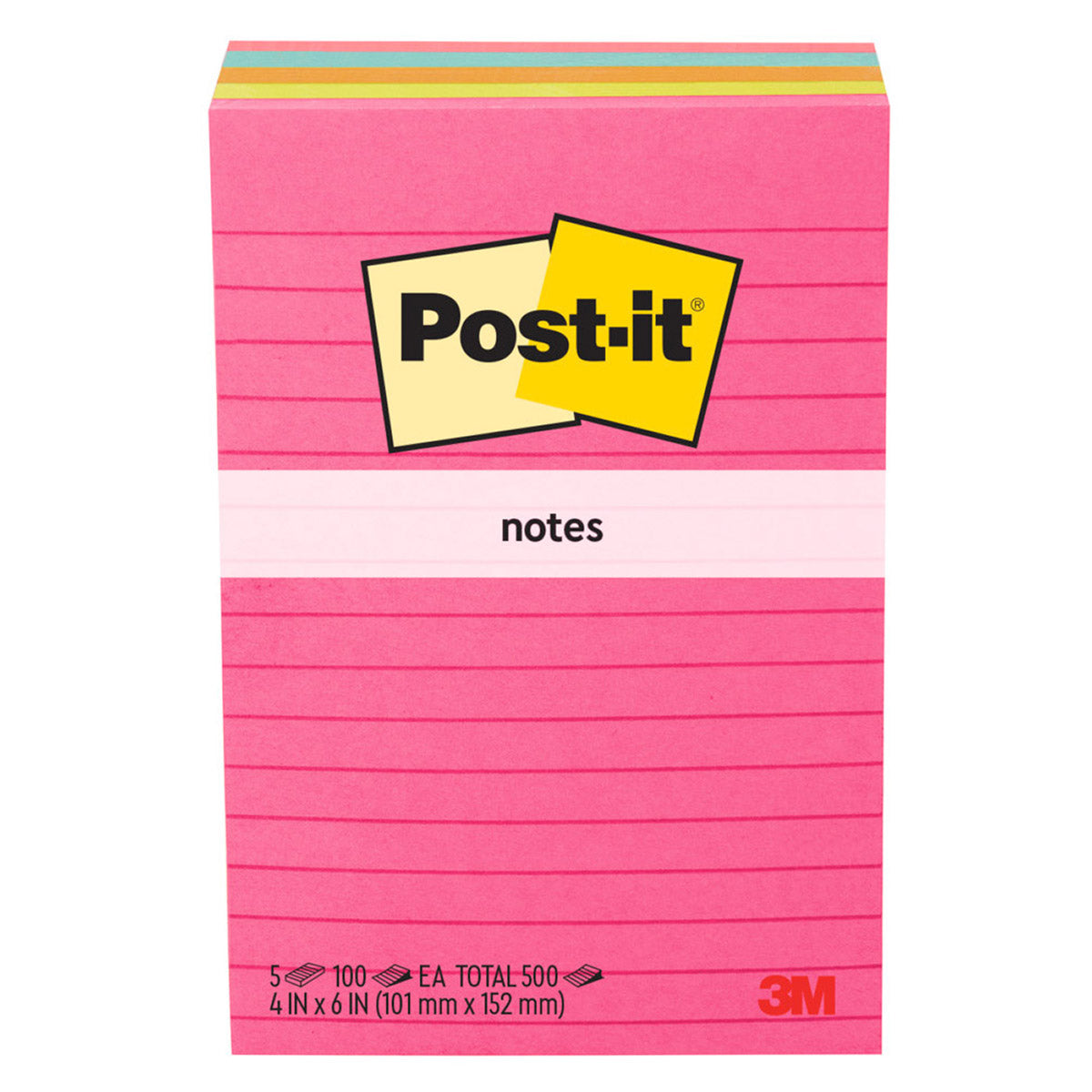 3M POST-IT NOTES 3Х3" 24PK/2400 SHEETS/ 4X6" 10PK/1000 SHEETS