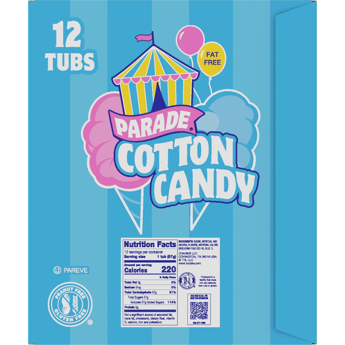 Parade Cotton Candy, 2 oz., 12 pk.