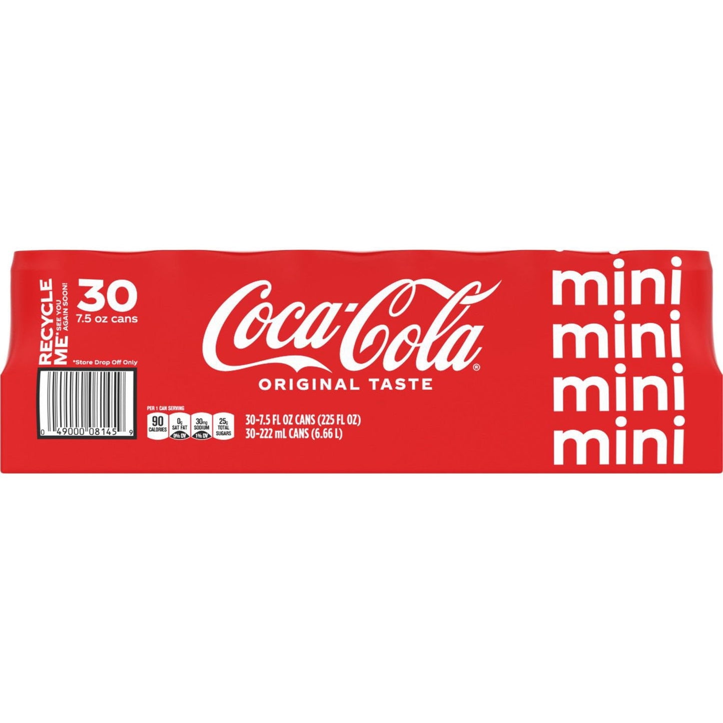 Coca-Cola Mini Cans, 7.5 fl. oz., 30 pk.