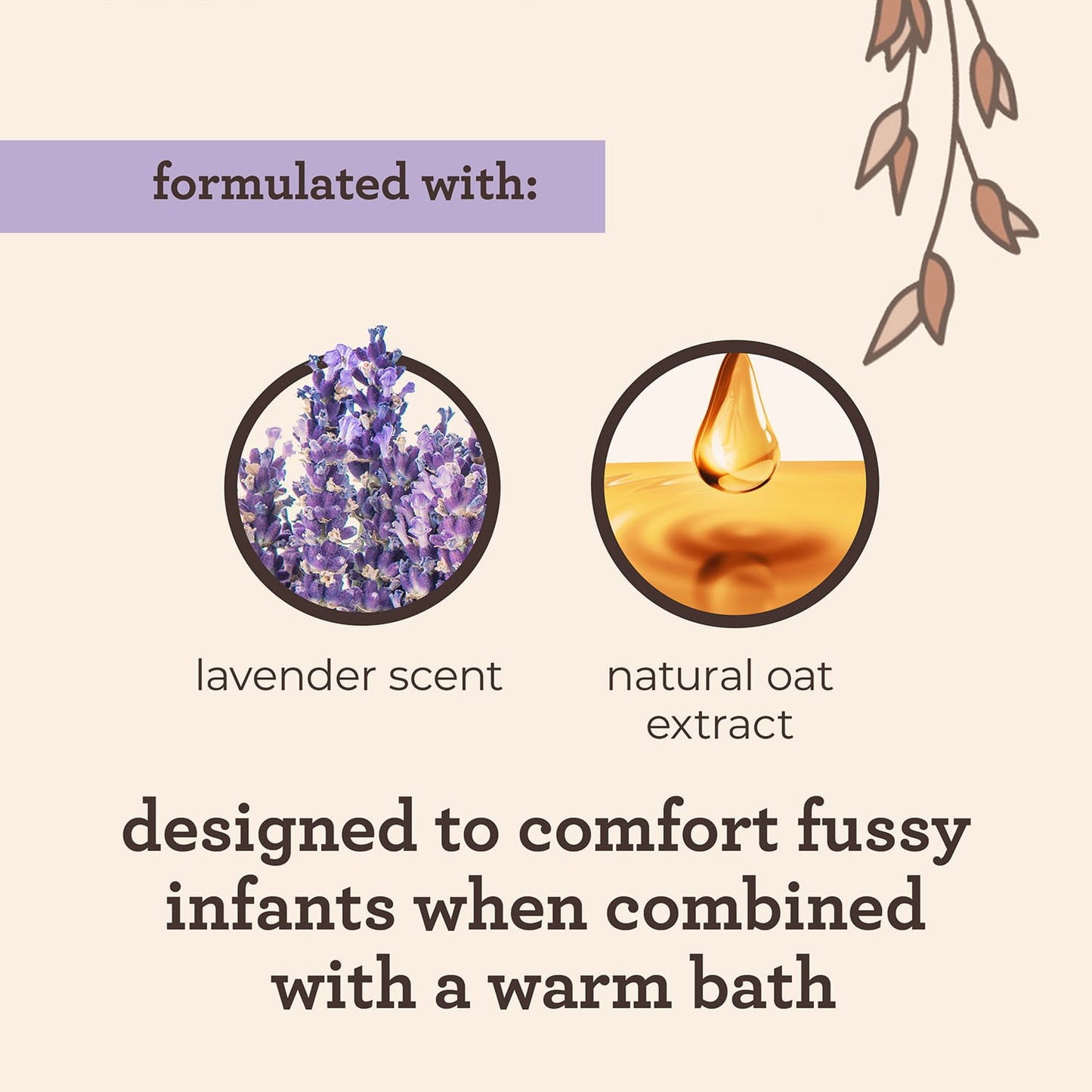 Aveeno Baby Calming Comfort Bath Wash 18 fl. oz., 2 pk.