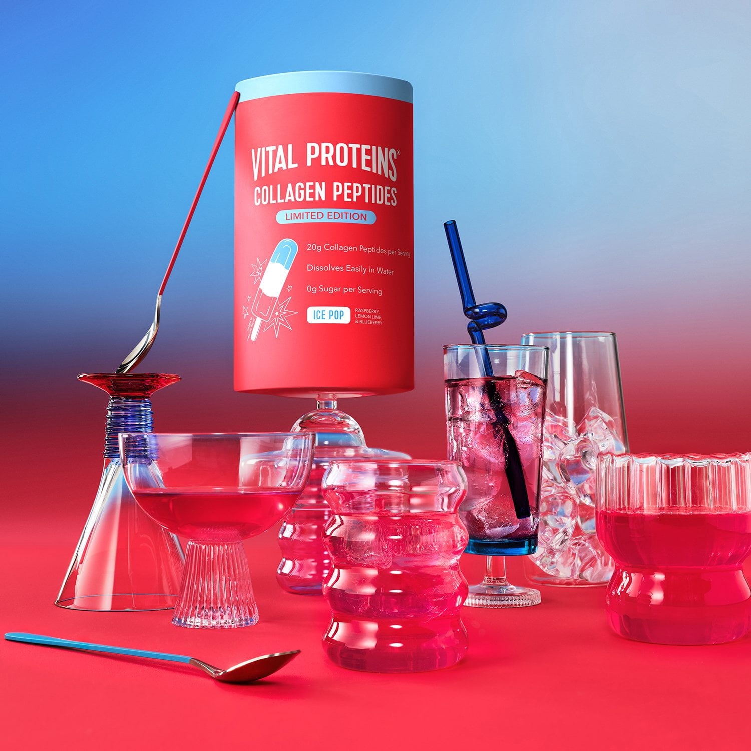 Vital Proteins Collagen Peptides Powder, Limited Edition Ice Pop, 26.3 oz.