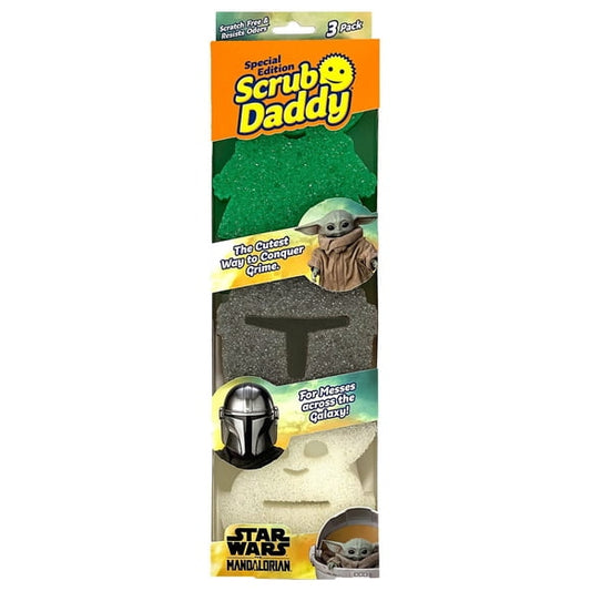 Scrub Daddy Star Wars Mandalorian & Grogu Sponges, 3 ct.