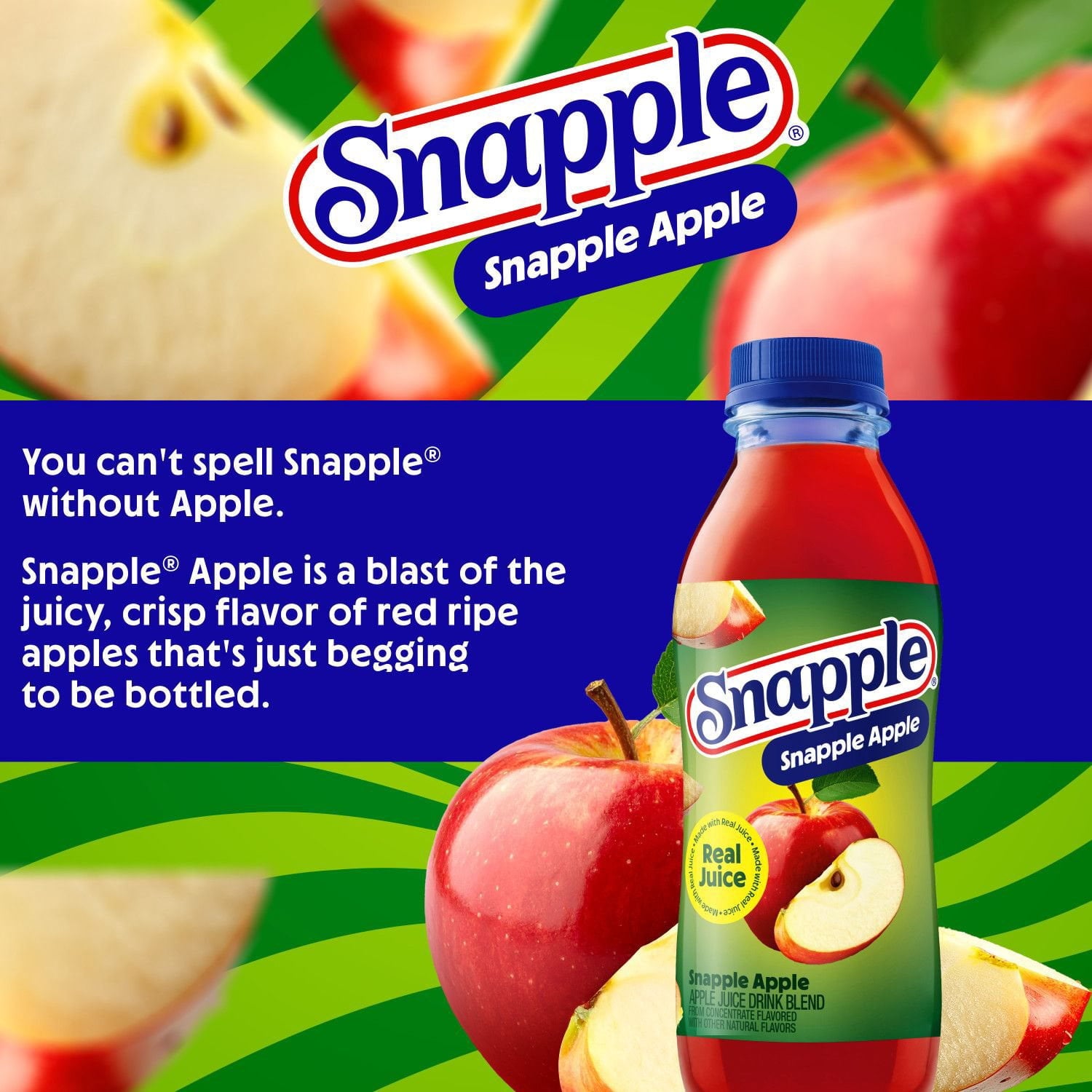 Snapple Juice Drink Variety Pack, 16 fl. oz., 24 pk.